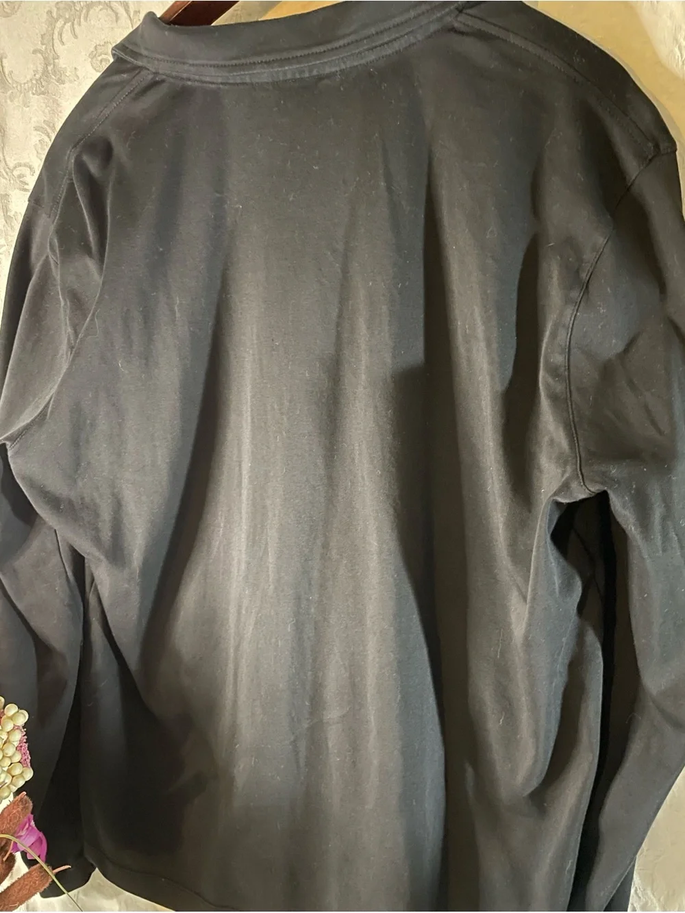Banana Republic Men's/Womens Black Quarter-Zip Pullover Size-L
